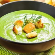 Крем-суп из ШПИНАТА с грибами (1 порция) 