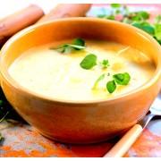 Суп куриный картофельный, крем-пюре с гренками быстрого приготовления (1 порция)