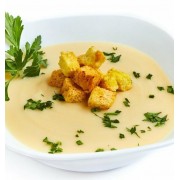 Суп картофельный с сыром, крем-пюре с гренками быстрого приготовления (1 порция) 